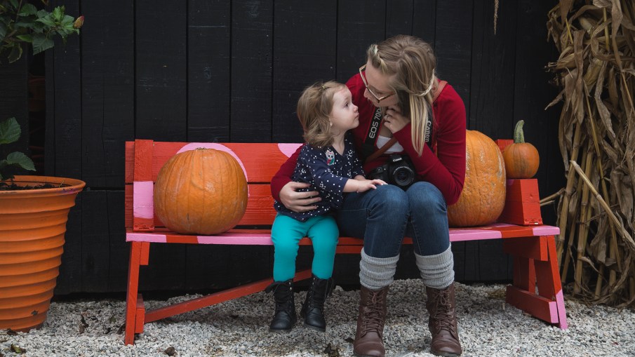 Autumn and her adorable baby, Maddison.